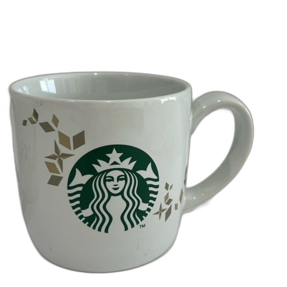 Starbucks 2013 Holiday Collection 14oz. Ceramic Mugs (2) Never Used - Picture 2 of 10
